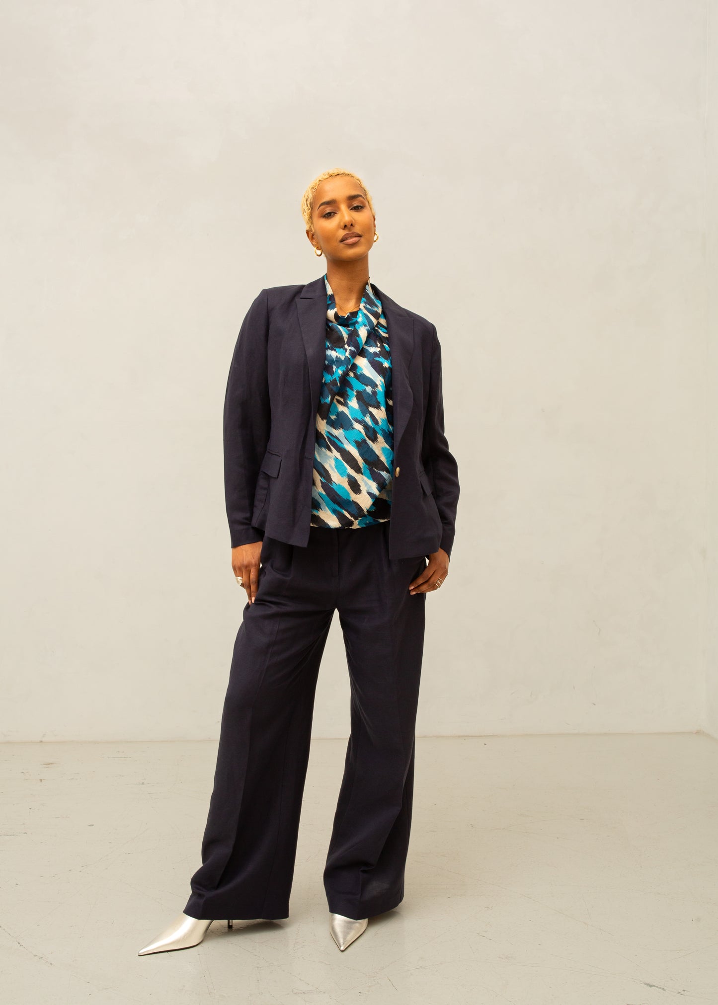 Linen Blend Trouser
