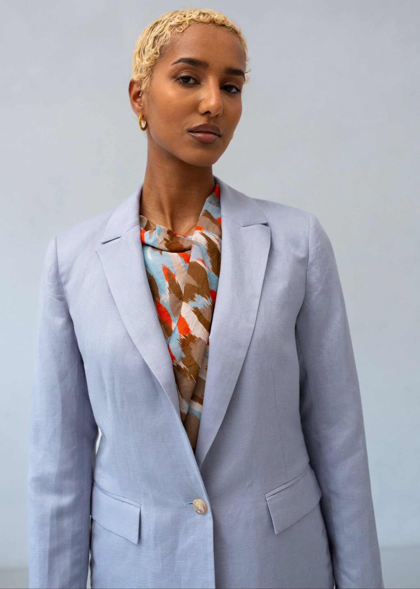Linen Blend Blazer